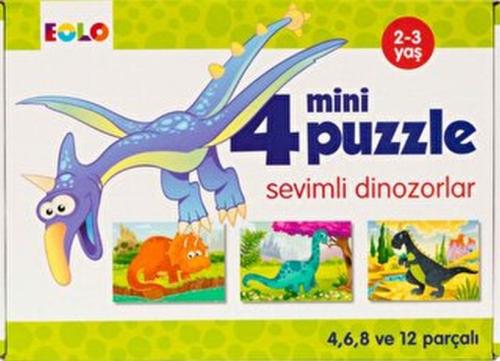 Mini Puzzle-Sevimli Dinozorlar %20 indirimli