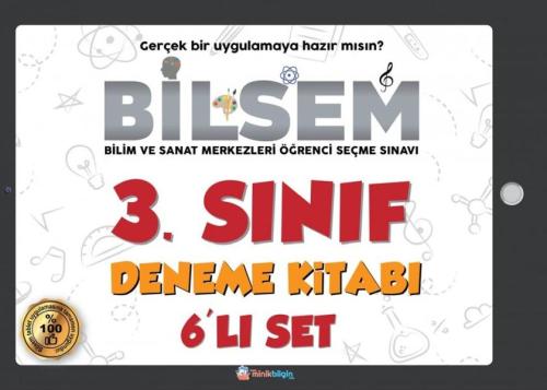 Minik Bilgin Bilsem 3. Sınıf Deneme Kitabı 6'lı Set %23 indirimli Kole