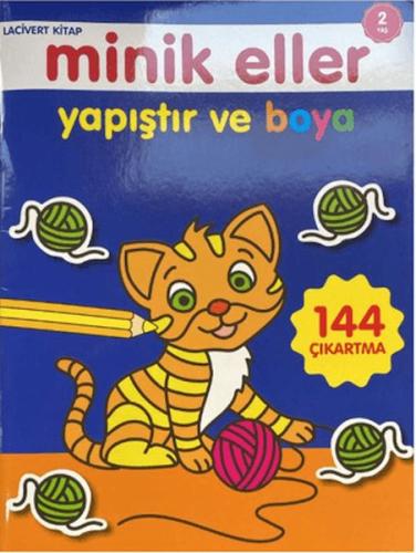 Minik Eller Yapıştır Ve Boya - Lacivert Kitap %23 indirimli Kolektif