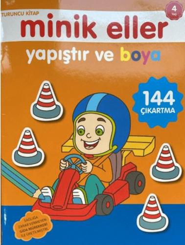 Minik Eller Yapıştır Ve Boya - Turuncu Kitap %23 indirimli Kolektif