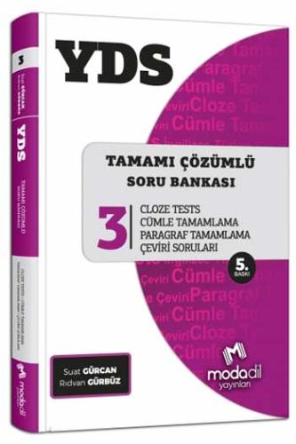 Modadil YDS Tamamı Çözümlü Modüler Soru Bankası Serisi 3 (Yeni) Kolekt