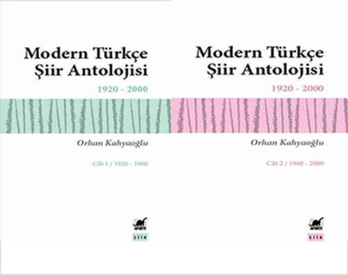 Modern Türkçe Şiir Antolojisi - 2 Kitap Takım Orhan Kahyaoğlu