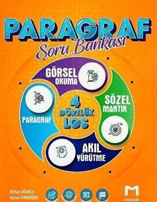 Mozaik Yayınları 8. Sınıf LGS Paragraf Dört Dörtlük Soru Bankası Kolek