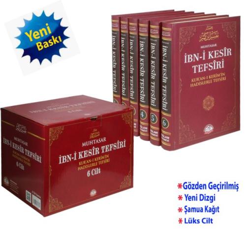 Muhtasar İbn-i Kesir Tefsiri (6 Cilt - Şamua) İbn-i Kesir