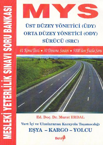 MYS Mesleki Yeterlilik Sınavı Soru Bankası Üst Düzey Yönetici (ÜDY) Or