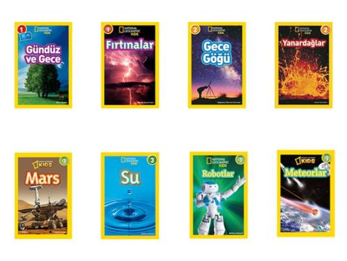 National Geographic Kids Bilim Seti 8 Kitap %15 indirimli Melissa Stew