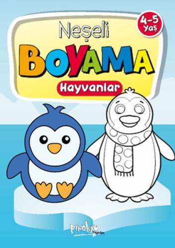 Neşeli Boyama Hayvanlar 4-5 Yaş %30 indirimli