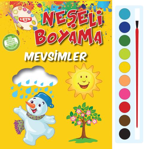 Neşeli Boyama - Mevsimler %35 indirimli Kolektif