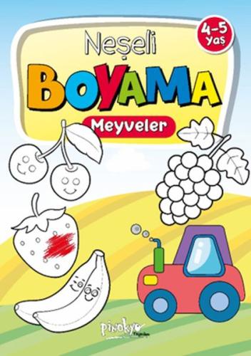 Neşeli Boyama Meyveler 4-5 Yaş %30 indirimli