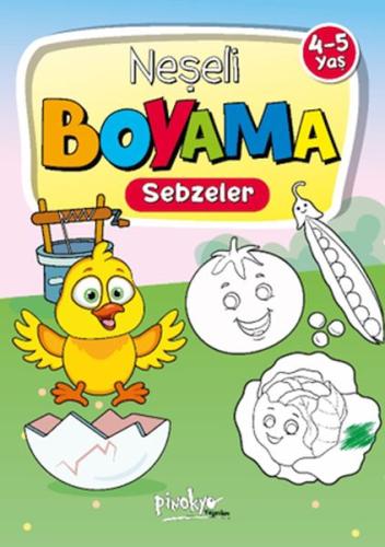 Neşeli Boyama Sebzeler 4-5 Yaş %30 indirimli