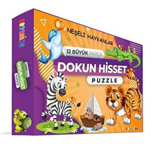 Neşeli Hayvanlar - Dokun Ve Hisset Puzzle %13 indirimli