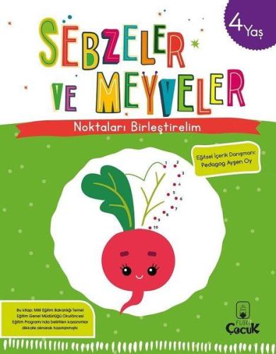 Noktaları Birleştirelim - Sebzeler ve Meyveler 4 Yaş %15 indirimli Kol