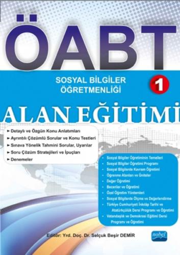 ÖABT Sosyal Bilgiler Öğretmenliği 1 Alan Eğitimi Selçuk Beşir Demir