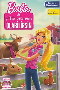 Okumayı Öğreniyorum 2. Seviye - Barbie ile Çiftlik Veterineri Olabilir