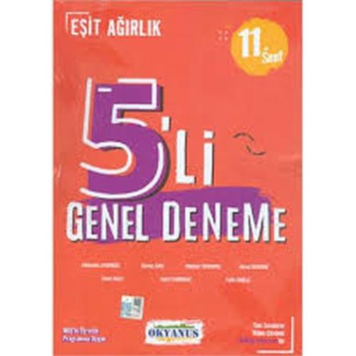 Okyanus 11. Sınıf 5'li Genel Deneme Eşit Ağırlık Kolektif