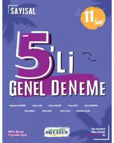 Okyanus 11. Sınıf Sayısal 5 li Deneme Kolektif