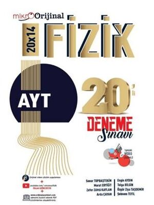 Orijinal Yayınları Orijinal Mikro AYT Fizik 20'li Deneme Sınavı Kolekt