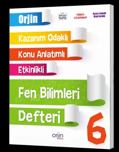 Orjin Okul Yayınları 6 Fen Bilimleri Akıllı Defter