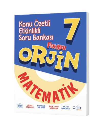 Orjin Okul Yayınları 7 Matematik Konu Özetli Etkinlikli Soru Bankası