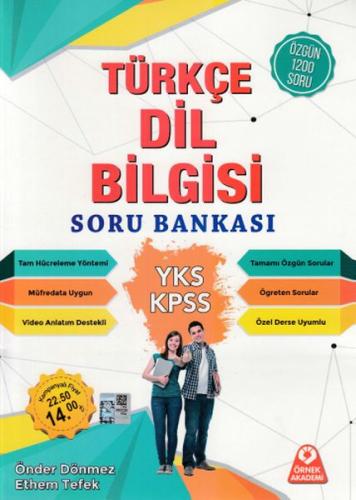 Örnek Akademi Türkçe Dil Bilgisi Soru Bankası (Yeni) Ethem Tefek