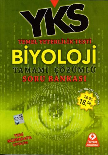 Örnek Akademi YKS-TYT Biyoloji Tamamı Çözümlü Soru Bankası Kolektif