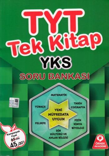 Örnek Akademi YKS TYT Tek Kitap Soru Bankası (Yeni) Kolektif