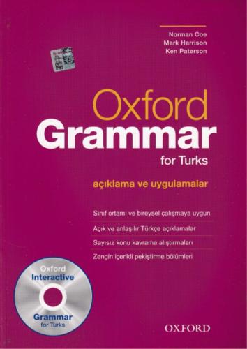 Oxford Grammar for Turks W/CD Norman Coe