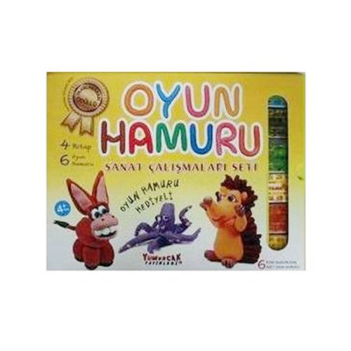 Oyun Hamuru Sanat Çalışmaları Seti (4 Kitap - 6 Oyun Hamuru) %30 indir