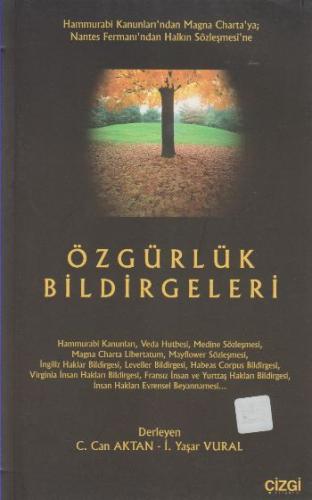 Özgürlük Bildirgeleri %23 indirimli C. Can Aktan