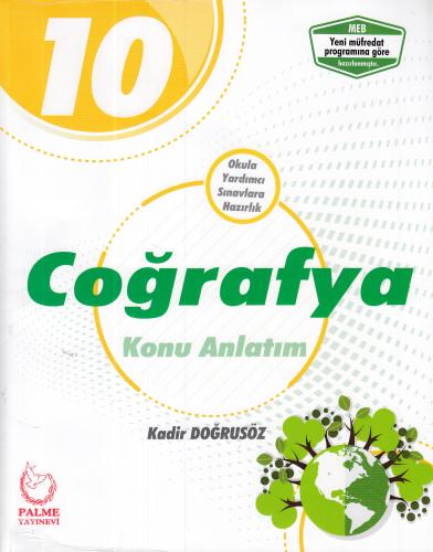 Palme 10.Sınıf Coğrafya Konu Anlatım (Yeni) %20 indirimli Kadir Doğrus