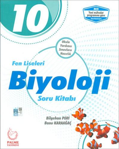 Palme 10.Sınıf Fen Liseleri Biyoloji Soru Kitabı (Yeni) %20 indirimli 