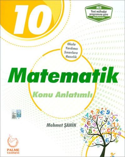 Palme 10.Sınıf Matematik Konu Anlatımlı (Yeni) %20 indirimli Mehmet Şa