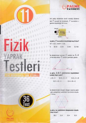 Palme 11. Sınıf Fizik Yaprak Test (Yeni) %20 indirimli N. Emre Gündem 