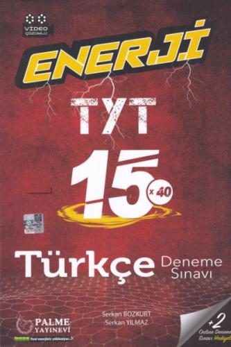 Palme 2021 Enerji TYT 15x40 Türkçe Deneme Sınavı %20 indirimli Serkan 