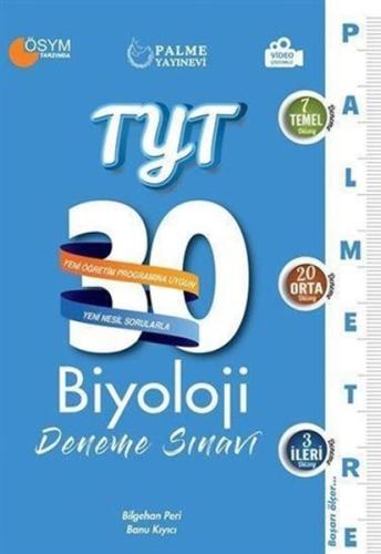 Palme 2021 TYT Biyoloji 30 Deneme Sınavı %20 indirimli Bilgehan Peri