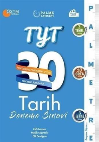 Palme 2021 TYT Tarih 30 Deneme Sınavı %20 indirimli Elif Kızmaz