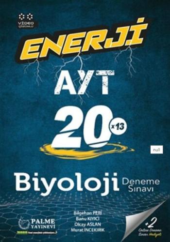 Palme 2022 AYT Biyoloji Enerji 20 Deneme %20 indirimli Komisyon