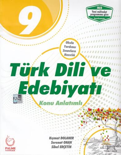 Palme 9. Sınıf Türk Dili ve Edebiyatı Konu Anlatımlı (Yeni) %20 indiri