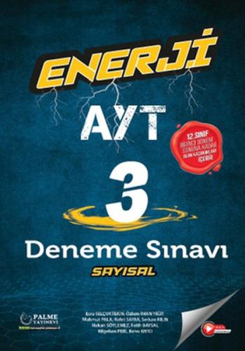 Palme Enerji Ayt Sayısal 3 Deneme Sınavı %20 indirimli Komisyon