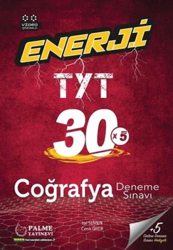 Palme Enerji TYT Coğrafya 30 Deneme Sınavı %20 indirimli Cenk Ürer