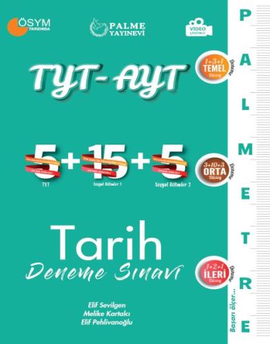 Palme TYT AYT 5+15+5 Tarih Deneme Sınavı %20 indirimli Komisyon