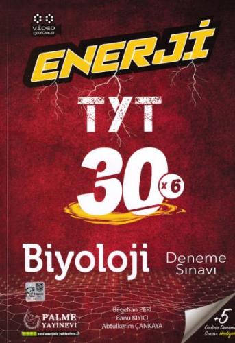 Palme TYT Biyoloji Enerji 30 Deneme Sınavı %20 indirimli Bilgehan Peri