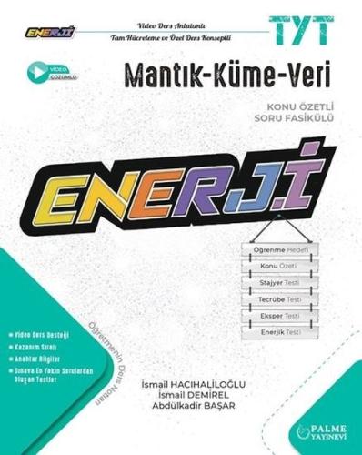 Palme Yayınevi Enerji TYT Mantık-Küme-Veri Konu Özetli Soru Fasikülü %