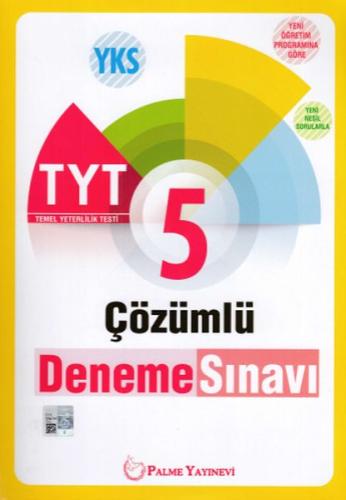 Palme YKS - TYT 5 Çözümlü Deneme Sınavi (Yeni) %20 indirimli Palme Kom