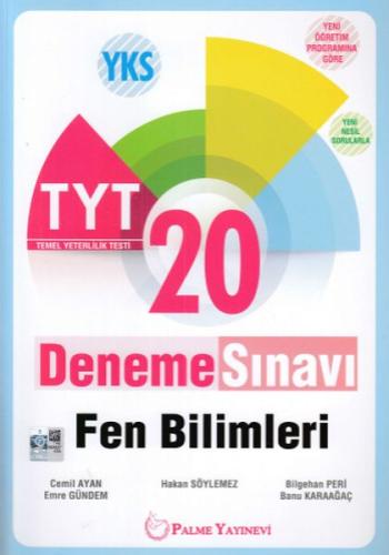 Palme YKS-TYT Fen Bilimleri 20 Deneme Sınavı (Yeni) %20 indirimli Cemi