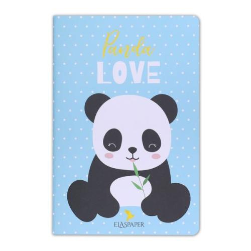 Panda Love Mavi Defter %20 indirimli Kolektif