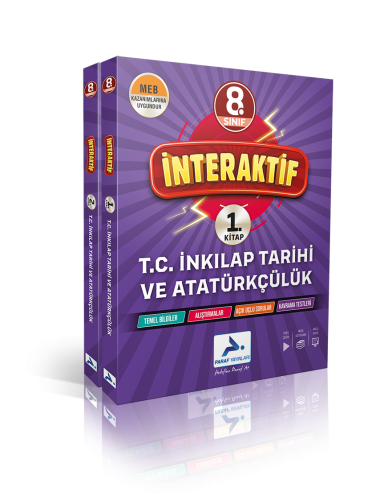 8. Sınıf İnteraktif T.C. İnkılap Tarihi Ve Atatürkçülük Soru Kütüphane