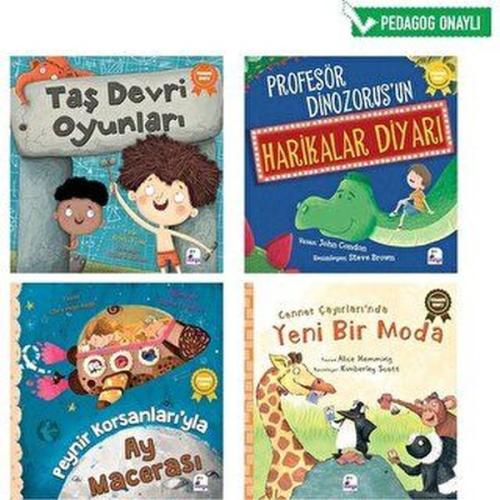 Pedagog Onaylı Uyku Vakti Hikayeleri Seti 4 (4 Kitap) %35 indirimli Ko