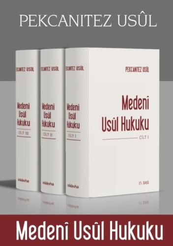 Pekcanıtez Usül-Medeni Usül Hukuku-3 Cilt Takım %3 indirimli Muhammet 