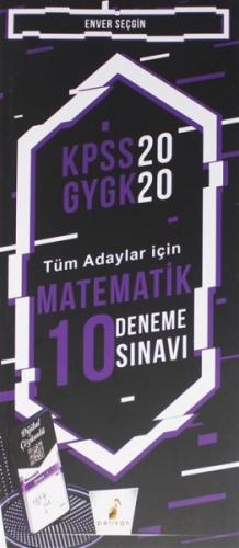 Pelikan KPSS 2020 GYGK - Tüm Adaylar İçin Matematik 10 Deneme Sınavı (